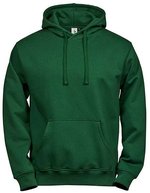 Tee Jays Bio-Baumwolle Hoodie mit Fleece-Futter, Black XS, TJ5102 – Forest Green