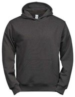 Tee Jays Junior Power Hoodie aus Bio-Baumwolle, Black 4/6, TJ5102K – Dark Grey (Solid)