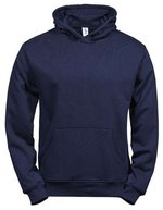 Tee Jays Junior Power Hoodie aus Bio-Baumwolle, Black 4/6, TJ5102K – Navy