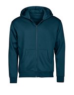 UNLABELED Hooded Full Zip Sweatshirt – Inchiostro Blu