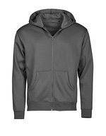 UNLABELED Hooded Full Zip Sweatshirt – Polvere Grigio