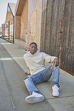 UNLABELED Heavy Loose Fit Hooded Sweatshirt – Bild 1