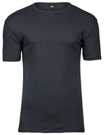 Tee Jays Slim-Cut T-Shirt aus Bio-Baumwolle, Black S, TJ520 – Gris fonce (Uni)