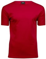 Tee Jays Slim-Cut T-Shirt aus Bio-Baumwolle, Black S, TJ520 – Rouge