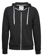 Tee Jays Urban Zip Hoodie mit Raglan-Ärmeln, Black S, TJ5402 – Bild 1
