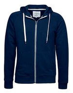 Tee Jays Urban Zip Hoodie mit Raglan-Ärmeln, Black S, TJ5402 – Navy