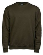 Tee Jays Langarm-Sweatshirt aus Baumwolle, Regular Fit – Dark Olive