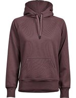 Tee Jays Hooded Sweatshirt mit doppellagiger Kapuze, Black S, TJ5431 – Grape