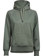 Tee Jays Hooded Sweatshirt mit doppellagiger Kapuze, Black S, TJ5431 – Feuille Vert