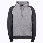 Tee Jays Two-Tone Hoodie with Raglan Cut, Heather Grey/Dark Grey (Solid) S, TJ5432 – image 1