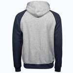 Tee Jays Zweifarbiger Hoodie mit Raglan-Schnitt, Heather Grey/Dark Grey (Solid) S, TJ5432 – Bild 4