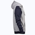 Tee Jays Zweifarbiger Hoodie mit Raglan-Schnitt, Heather Grey/Dark Grey (Solid) S, TJ5432 – Bild 5