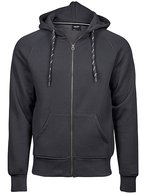 Tee Jays Hooded Jacket mit doppellagiger Kapuze – Dark Grey (Solid)