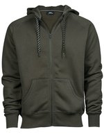 Tee Jays Hooded Jacket mit doppellagiger Kapuze – Deep Green