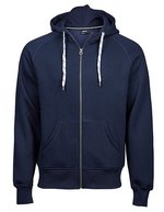 Tee Jays Hooded Jacket mit doppellagiger Kapuze, Black S, TJ5435N – Blu navy