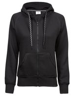 Tee Jays Sweatshirt mit doppellagiger Kapuze für Damen, Black S, TJ5436N – Bild 2