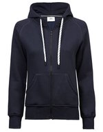 Tee Jays Sweatshirt mit doppellagiger Kapuze für Damen, Black S, TJ5436N – Navy