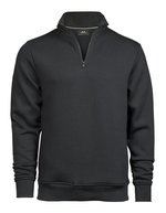 Tee Jays Sweatshirt mit Half-Zip und Elasthan für Herren, Black S, TJ5438 – Bild 3