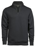 Tee Jays Sweatshirt mit Half-Zip und Elasthan für Herren – Dark Grey (Solid)