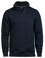 Tee Jays Sweatshirt mit Half-Zip und Elasthan für Herren – Navy