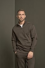 Tee Jays Rippstrick Interlock Halbzip-Pullover, Black S, TJ5506 – Bild 1