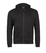 Tee Jays Rippstrick Kapuzenjacke mit Vollreißverschluss, Black S, TJ5508 – Bild 3