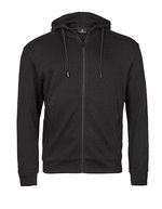 Tee Jays Rippstrick Kapuzenjacke mit Vollreißverschluss, Black S, TJ5508 – Bild 2