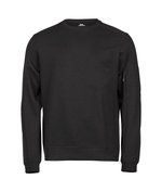 Tee Jays Athletic Crew Neck Sweatshirt Herren, Black XS, TJ5700 – Bild 3