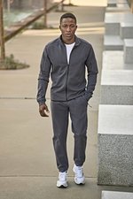 Tee Jays Athletic Full Zip Sweatjacke, Black XS, TJ5704 – Bild 1