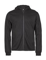 Athletic Hooded Full Zip Sweat – Black
