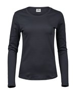 Tee Jays Langarm T-Shirt aus Bio-Baumwolle, Black S, TJ590 – Bild 3