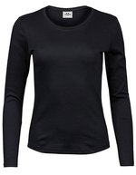 Tee Jays Langarm T-Shirt aus Bio-Baumwolle, Black S, TJ590 – Bild 2