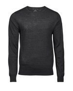 Tee Jays Merino-Polyacryl-Pullover Rundhals Herren, Black M, TJ6000 – Bild 3