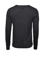 Tee Jays V-Ausschnitt Strickpullover Merino-Polyacryl für Herren, Black S, TJ6001 – Bild 4