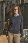Tee Jays Pullover in maglia Merino-Acrilico taglio da Donna, Black S, TJ6006 – immagine 2