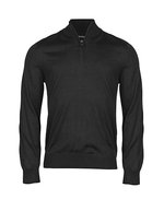 Tee Jays Halbzip-Pullover TJ6010N für Herren – Black