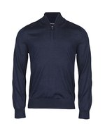 Tee Jays Halbzip-Pullover TJ6010N für Herren – Navy