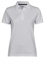 Tee Jays Stretch Poloshirt aus Recycling-Polyester für Damen, Black M, TJ7001 – Bianco