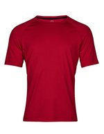 Tee Jays Sportshirt mit reflektierendem Aufdruck, Black S, TJ7020N – Red
