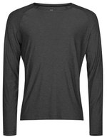 Tee Jays CoolDry T-Shirt mit Flatlock-Naht, Black XS, TJ7022 – Nero Melange
