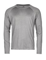 Tee Jays CoolDry T-Shirt mit Flatlock-Naht, Black XS, TJ7022 – Grigio Melange