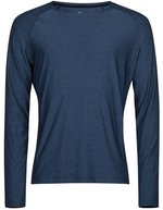 Tee Jays CoolDry T-Shirt mit Flatlock-Naht, Black XS, TJ7022 – Blu navy Melange