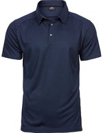 Tee Jays Sport Polo mit CoolDry-Polyester, White S, TJ7200 – Marine