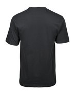 Tee Jays Baumwoll-T-Shirt mit 2-lagigem Kragen, Dark Grey (Solid) L, TJ8000 – Bild 4