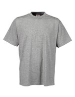 Tee Jays Baumwoll-T-Shirt mit 2-lagigem Kragen, Dark Grey (Solid) L, TJ8000 – Heather Grey