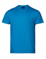 Tee Jays Baumwoll-T-Shirt mit 2-lagigem Kragen, Dark Grey (Solid) L, TJ8000 – Ocean Blue