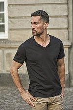 Tee Jays V-Ausschnitt T-Shirt aus Baumwolle, White S, TJ8006 – Bild 1