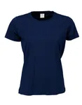 Tee Jays Slim Fit Baumwoll-T-Shirt mit Kragen, Navy M, TJ8050 – Bild 1