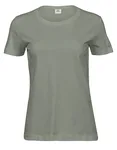 Tee Jays Slim Fit Baumwoll-T-Shirt mit Kragen, Navy M, TJ8050 – Sage