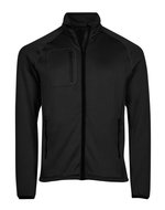Tee Jays Stretch Fleecejacke mit Stehkragen, Black S, TJ91000 – Bild 3